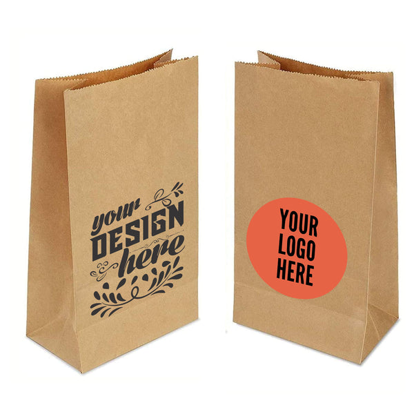 Customized Brown Kraft Paper SOS Bags