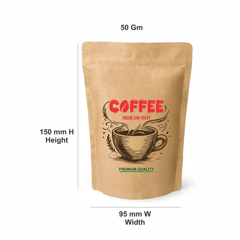 Brown Kraft Paper Pouch - Custom Print Both Sides