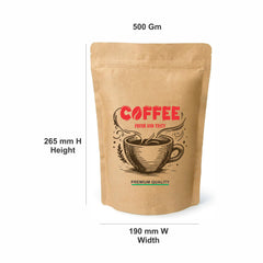 Brown Kraft Paper Pouch - Custom Print Both Sides