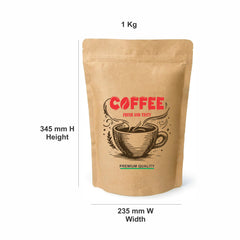 Brown Kraft Paper Pouch - Custom Print Both Sides