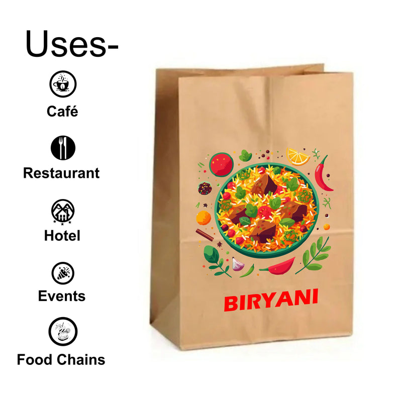 Customized Brown Kraft Paper SOS Bags