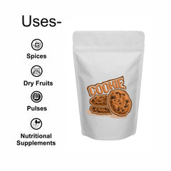 White Kraft Standup Paper Pouch - Custom Printed