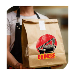 Customized Brown Kraft Paper SOS Bags