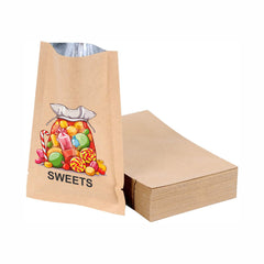 Brown Kraft Paper Pouch - Custom Print Both Sides