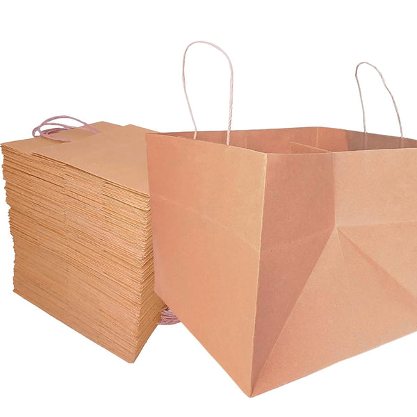 Box Paper Bags with Handles