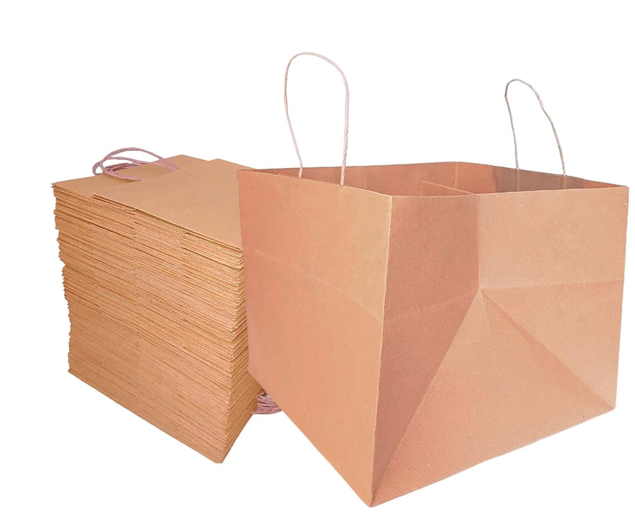 Box Paper Bags with Handles