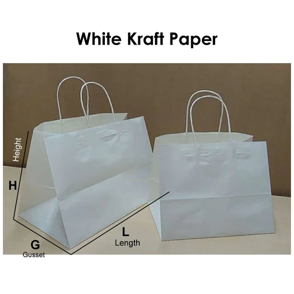 Box Paper Bags with Handles
