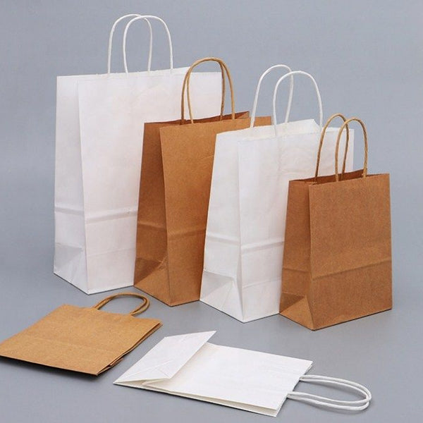 Paper Bags with Twisted Handles