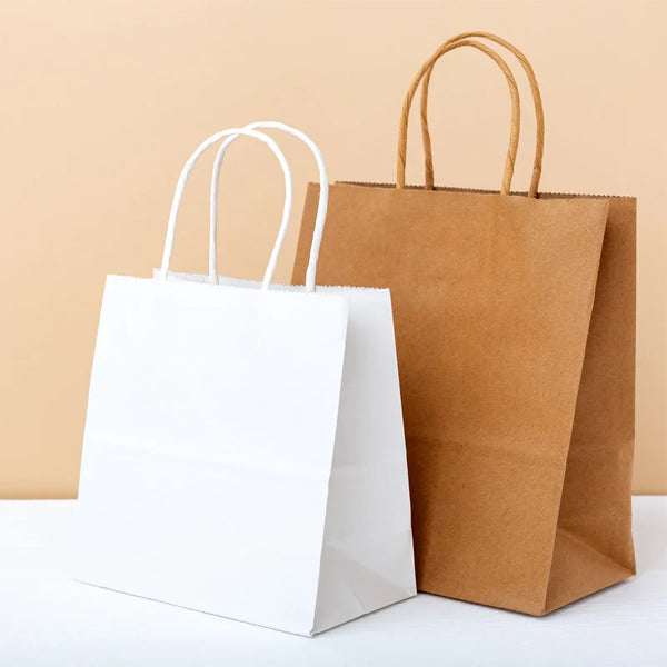Paper Bags with Twisted Handles