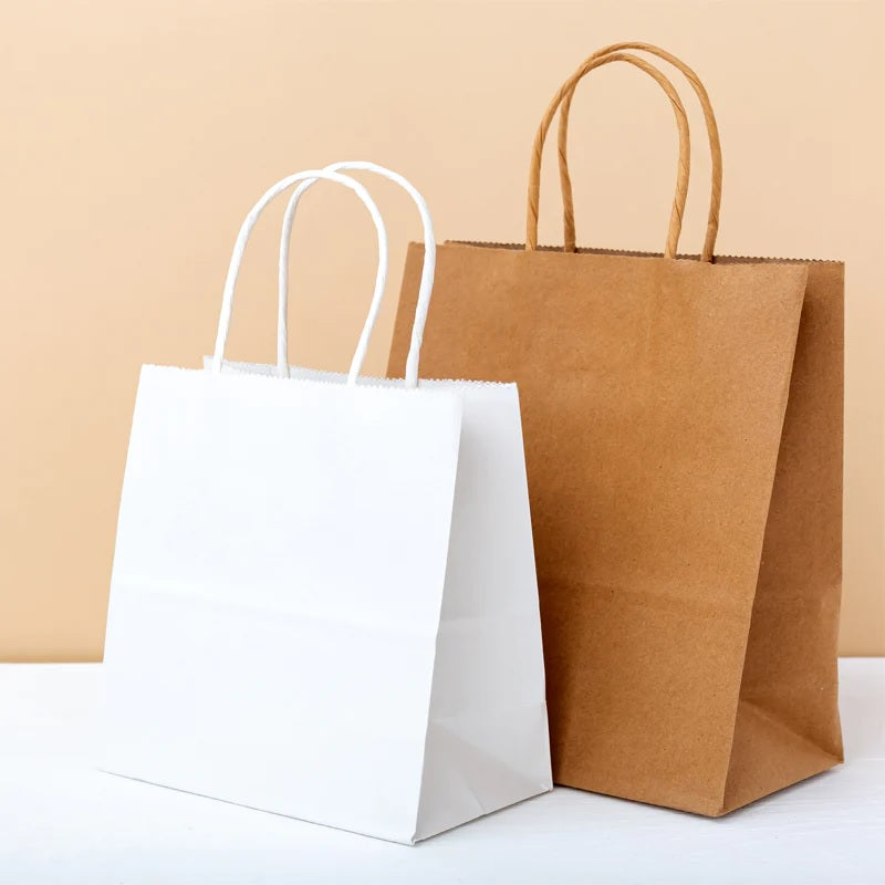 Paper Bags with Twisted Handles